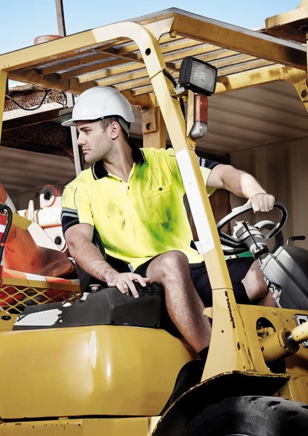 Mens Hi Vis Squad Short Sleeve Polo - Image 19