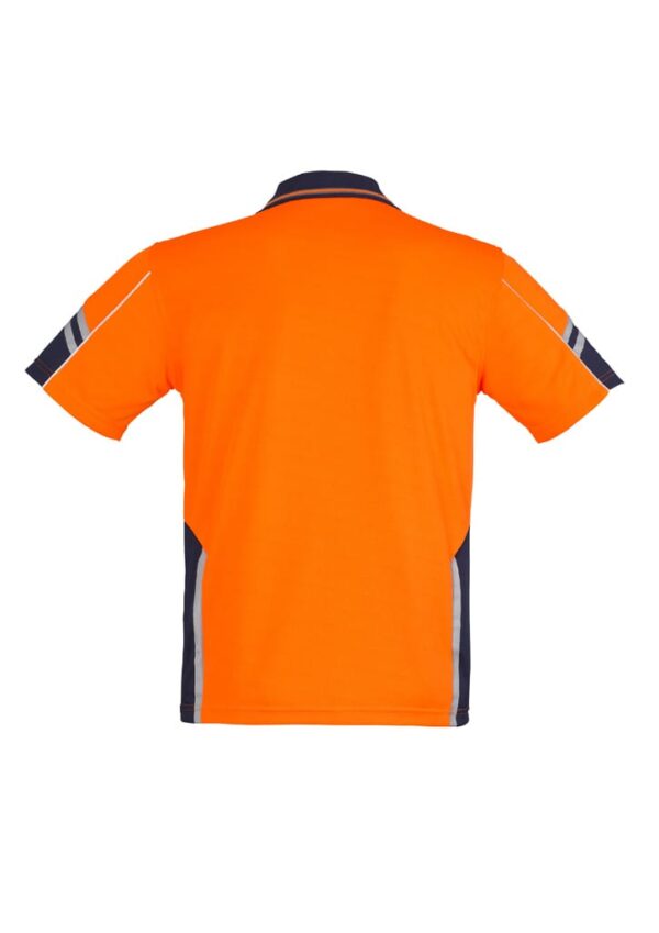 Mens Hi Vis Squad Short Sleeve Polo - Image 4