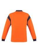 Mens Hi Vis Aztec Long Sleeve Polo