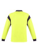 Mens Hi Vis Aztec Long Sleeve Polo
