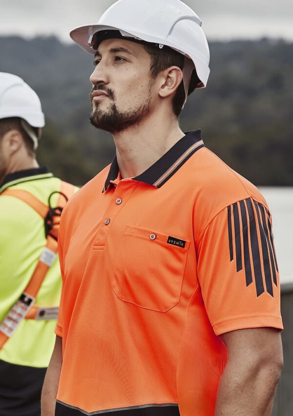Mens Hi Vis Flux Short Sleeve Polo - Image 78