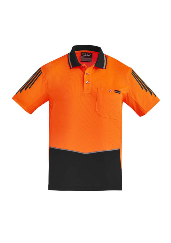 Mens Hi Vis Flux Short Sleeve Polo - Image 29