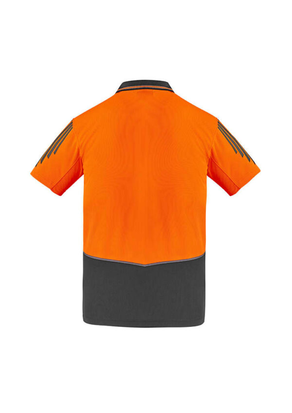 Mens Hi Vis Flux Short Sleeve Polo - Image 8
