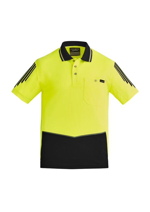 Mens Hi Vis Flux Short Sleeve Polo - Image 23