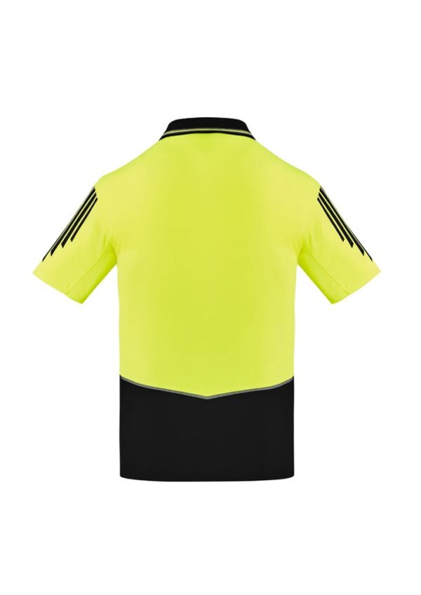 Mens Hi Vis Flux Short Sleeve Polo - Image 4
