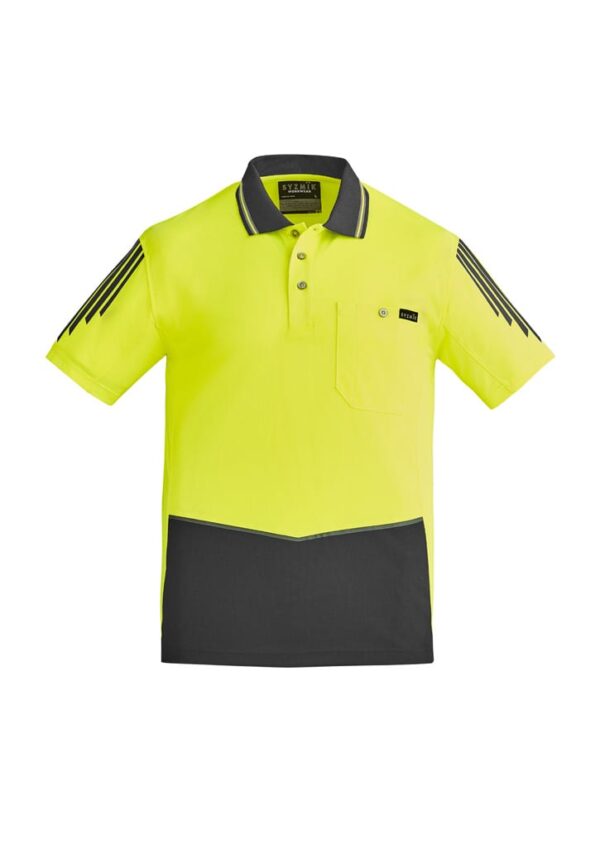 Mens Hi Vis Flux Short Sleeve Polo - Image 56