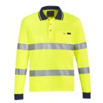 Unisex Hi Vis Bio Motion Taped Polo - Yellow