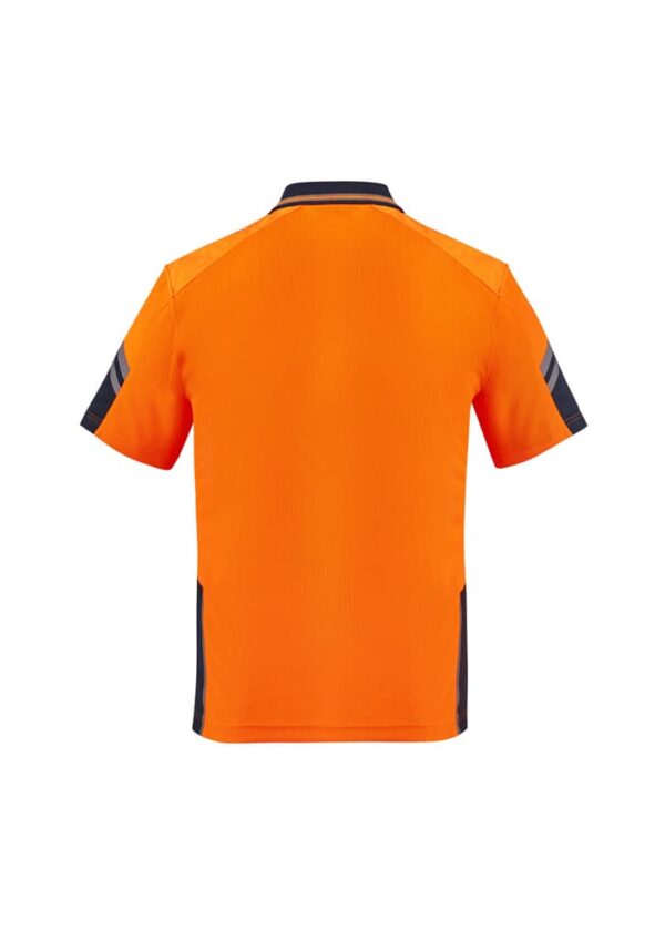 Mens Hi Vis Reinforced Squad Short Sleeve Polo - Image 8