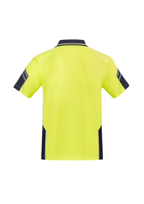 Mens Hi Vis Reinforced Squad Short Sleeve Polo - Image 5