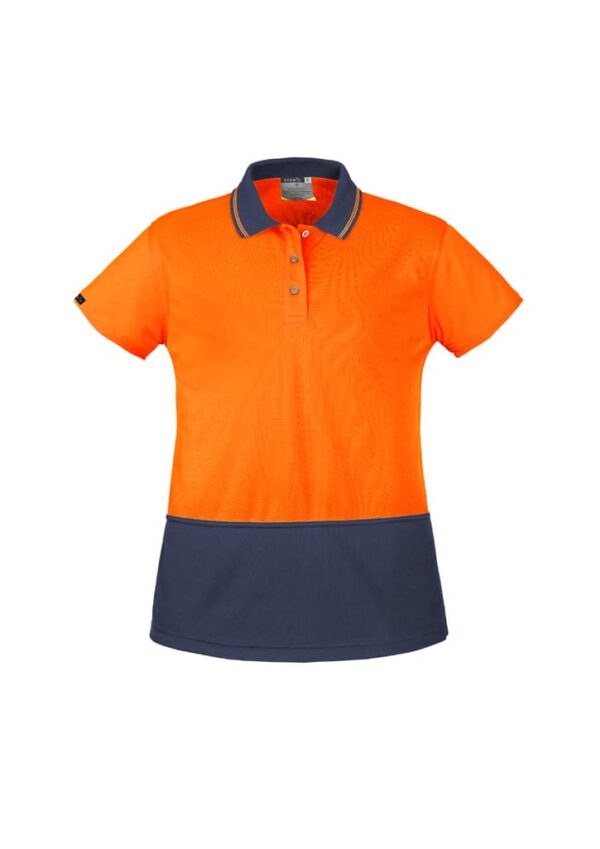 Womens Hi Vis Basic Short Sleeve Polo - Image 10