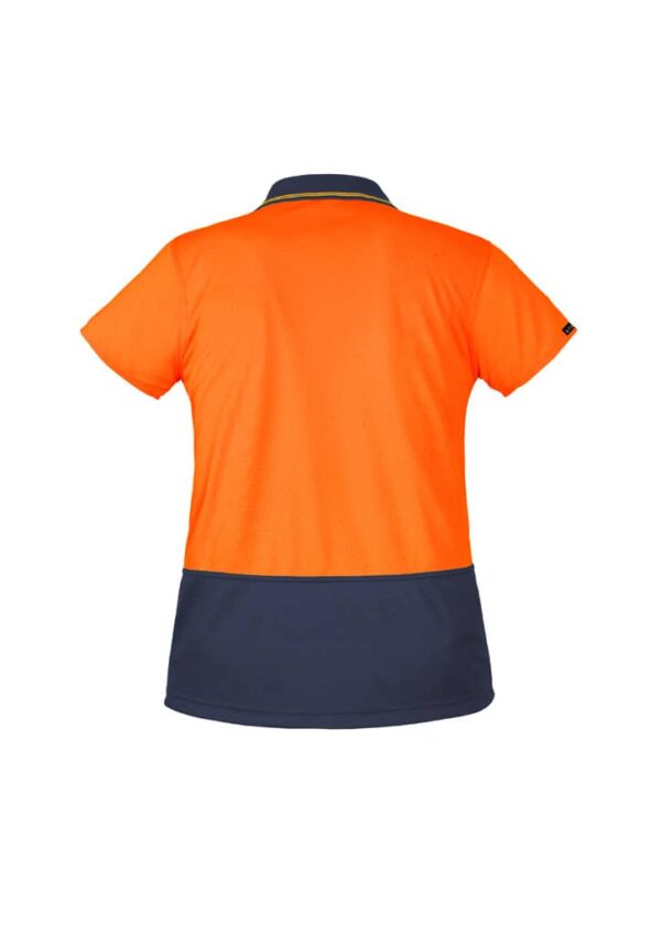 Womens Hi Vis Basic Short Sleeve Polo - Image 4