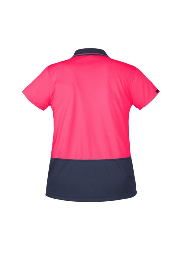 Womens Hi Vis Basic Short Sleeve Polo - Image 6