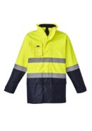 Mens Hi Vis Basic 4 In 1 Waterproof Jacket