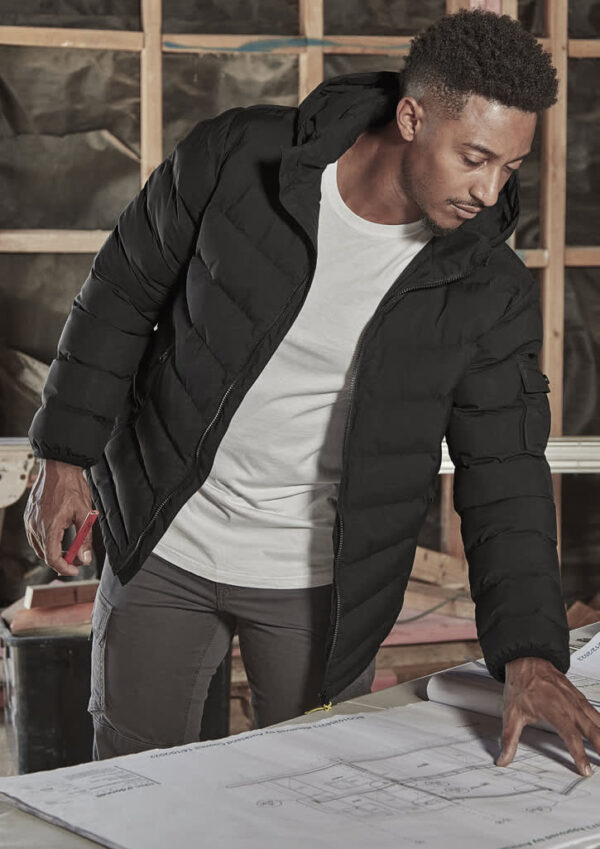 Unisex Streetworx Hooded Puffer Jacket - Image 11