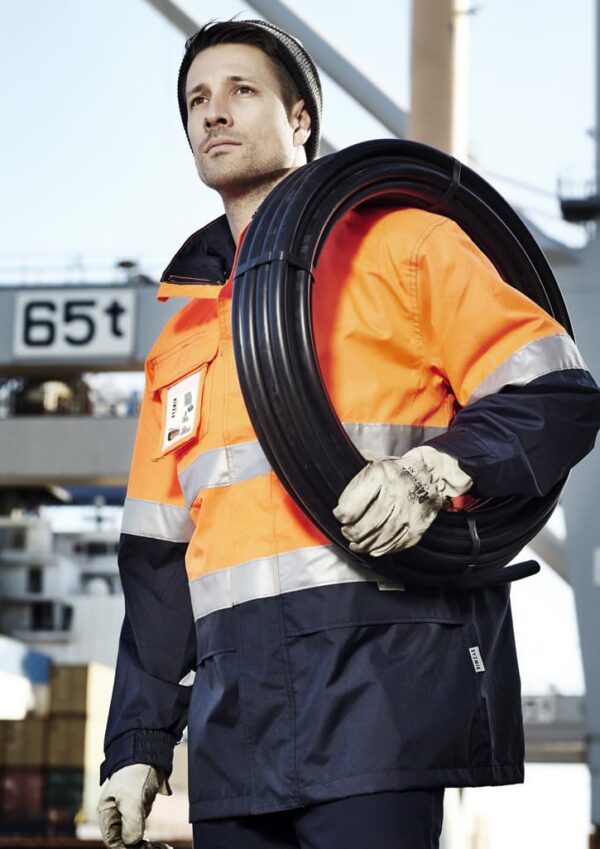 Mens Hi Vis Ultralite Waterproof Jacket - Image 13