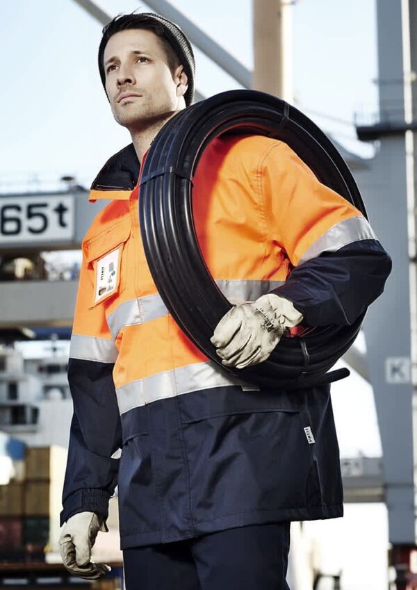 Mens Hi Vis Ultralite Waterproof Jacket - Image 2