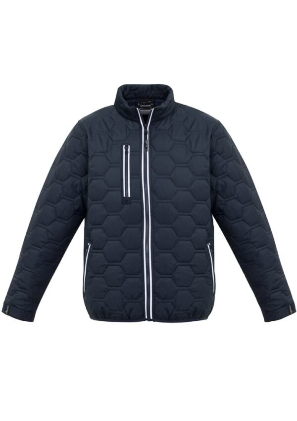 Unisex Hexagonal Puffer Jacket - Image 4