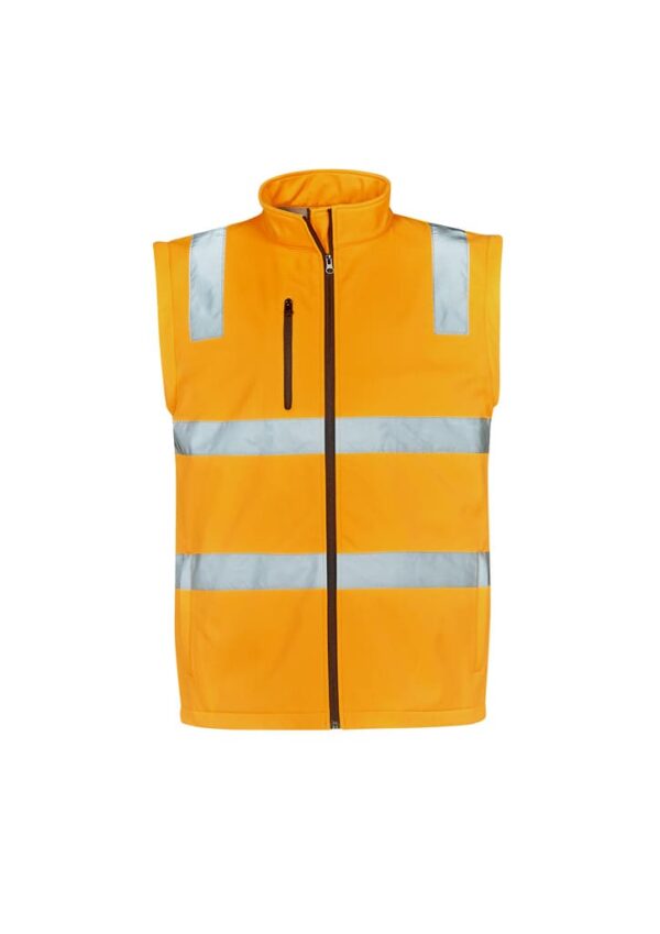 Unisex Hi Vis Vic Rail 2 In 1 Softshell Jacket - Image 5