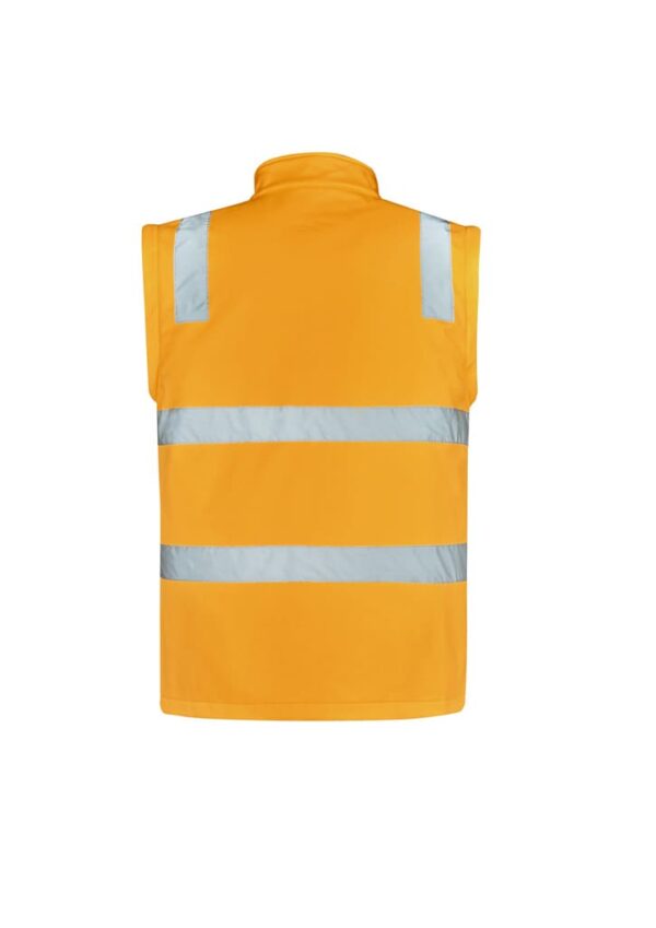 Unisex Hi Vis Vic Rail 2 In 1 Softshell Jacket - Image 6