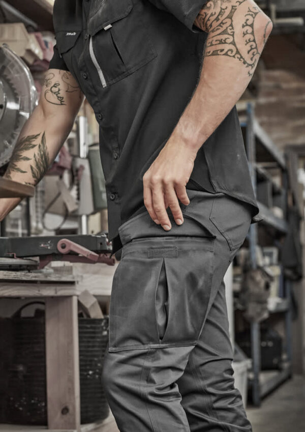 Mens Essential Basic Stretch Cargo Pant - Image 7
