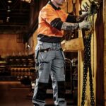 Mens Ultralite Multi-pocket Pant - Charcoal/black