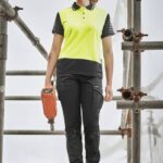 Womens Essential Basic Stretch Cargo Pant - Black