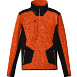 Unisex Streetworx Reinforced Knit 1/2 Zip Pullover - Fluoro Orange