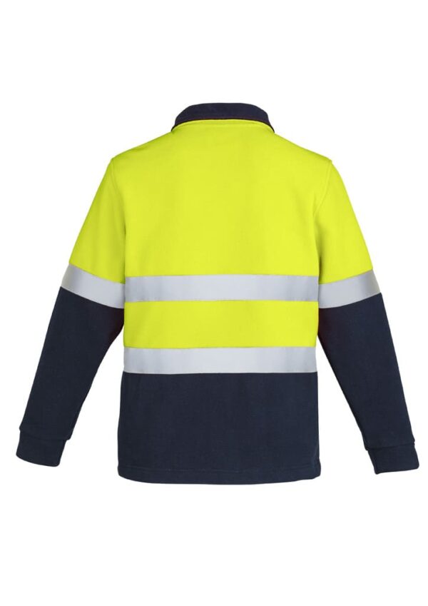 Unisex Hi Vis Polar Fleece Pullover - Hoop Taped - Image 4