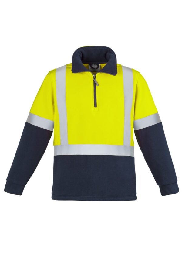 Unisex Hi Vis Polar Fleece Pullover - Shoulder Taped - Image 8