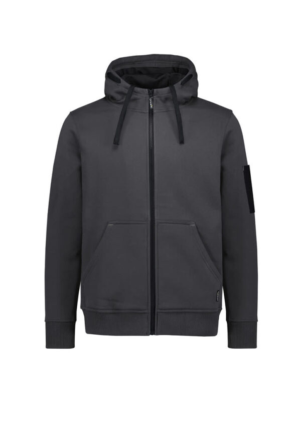 Unisex Zip Front Multi-pocket Hoodie - Image 18