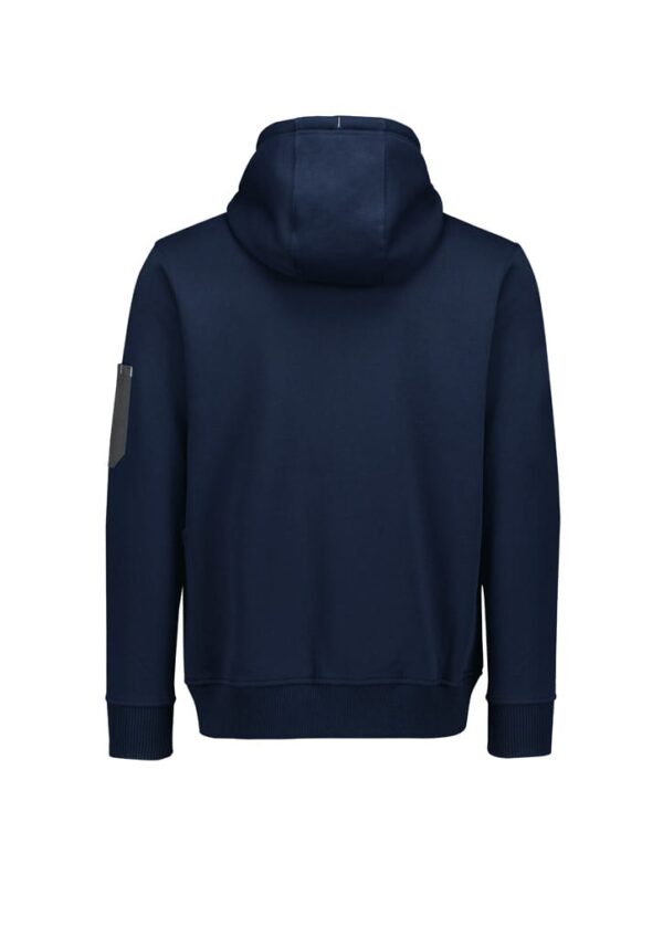 Unisex Zip Front Multi-pocket Hoodie - Image 5