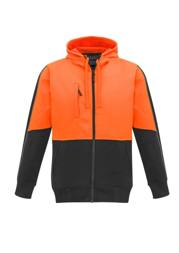 Unisex Hi Vis Full Zip Hoodie - Image 16