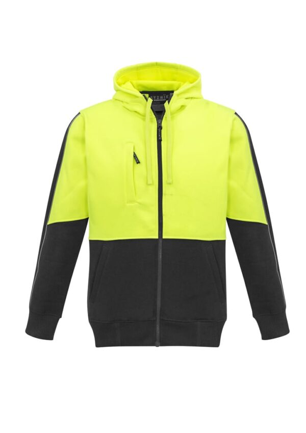 Unisex Hi Vis Full Zip Hoodie - Image 6