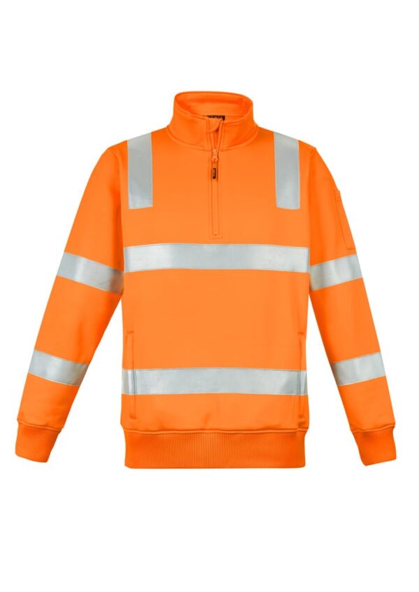 Unisex Hi Vis Vic Rail 1/4 Zip Pullover - Image 4