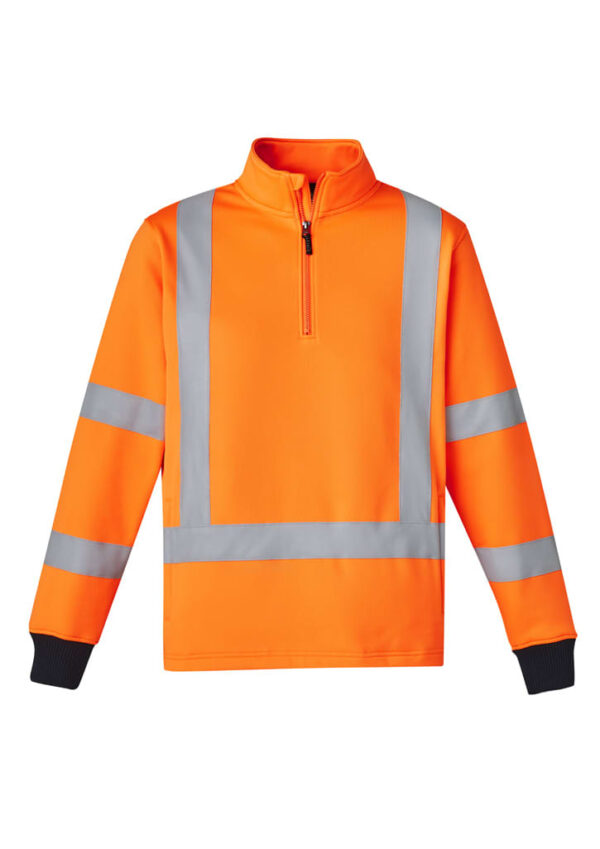 Unisex Hi Vis X Back Rail Jumper - Image 4
