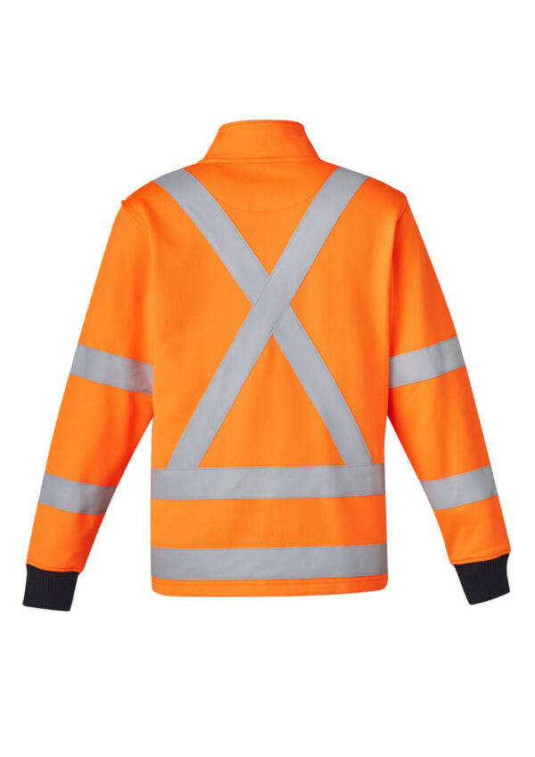 Unisex Hi Vis X Back Rail Jumper - Image 5