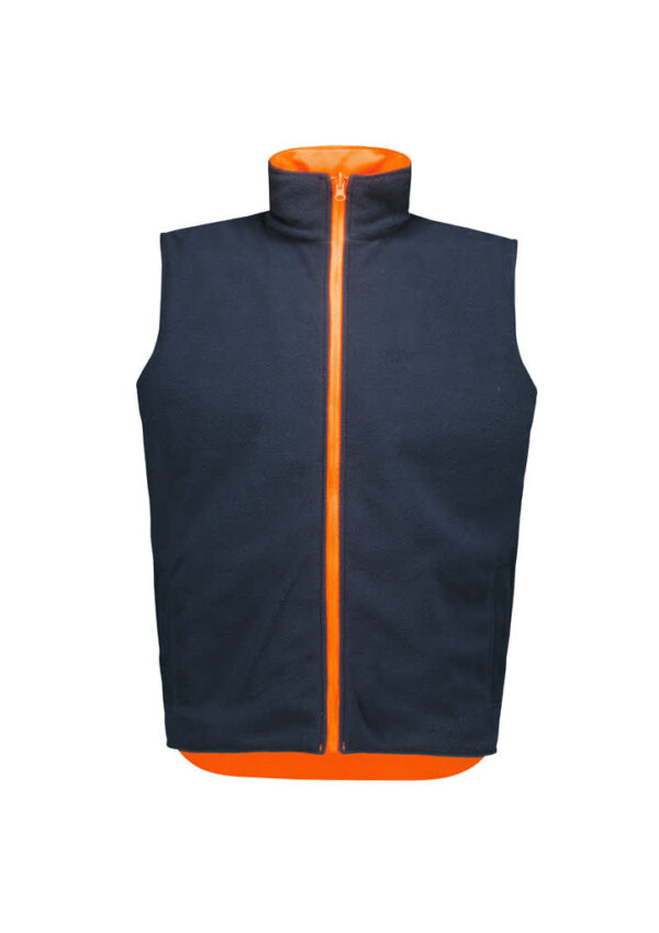 Unisex Hi Vis Waterproof Reversible Vest - Image 6