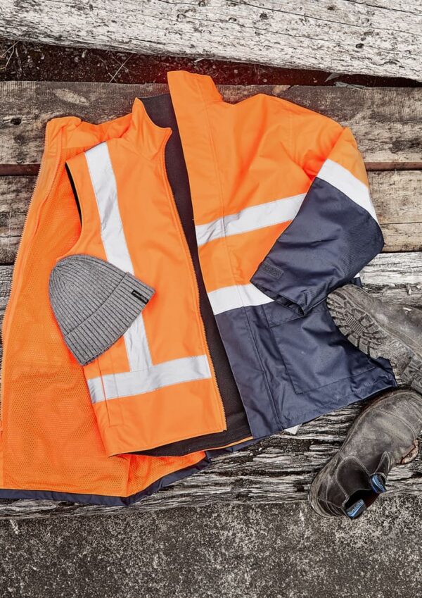 Unisex Hi Vis Waterproof Reversible Vest - Image 14