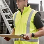 Unisex Hi Vis Waterproof Reversible Vest - Yellow