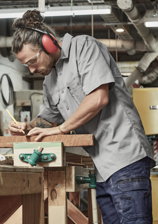 Mens Lightweight Tradie Short Sleeve Shirt - Image 19