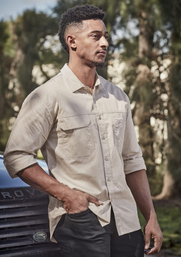 Mens Lightweight Tradie Long Sleeve Shirt - Image 48