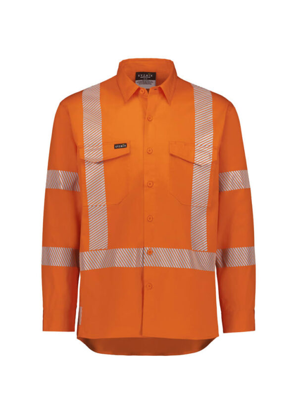 Mens Hi Vis X Back Shirt - Segmented Tape - Image 6