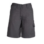 Womens Plain Utility Short - Charcoal